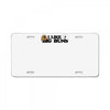 i like big buns bunny love License Plate