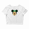 mickey dope ganja Crop Top