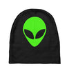 uomo alieno ufo stampa verde fluo divertente mitiche Baby Beanies