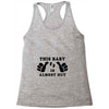 This Baby is Almost Out Racerback Tank