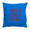 there's no future in time travel Throw Pillow