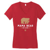 mama bear Women's V-Neck T-Shirt