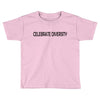 celebrate diversity Toddler T-shirt