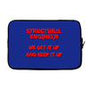 we  get it up Laptop sleeve