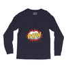 POW! Funny Explosion Cartoon Long Sleeve Shirts
