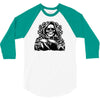 evil skull humor 3/4 Sleeve Shirt