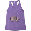 night in the forest Racerback Tank