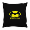 buttman Throw Pillow