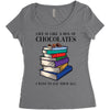 life is like a box of chocolates i want to eat them all Women's Triblend Scoop T-shirt