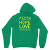 faith, hope and love Unisex Hoodie