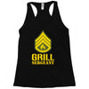 grill sergeant military Racerback Tank