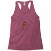 pocket owl Racerback Tank