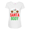 working on my santa body Maternity Scoop Neck T-shirt