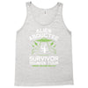 alien abductee survivor tour ufo nerd geek comic funny Tank Top