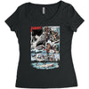 hook jaw 1, ideal gift or birthday present Women's Triblend Scoop T-shirt
