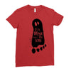 eat drink and be scary 2 Ladies Fitted T-Shirt
