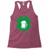 drink and irish Racerback Tank