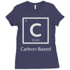 carbon based organism Ladies Fitted T-Shirt