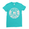 death before decaf Ladies Fitted T-Shirt