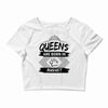 Queens Are Born In August Crop Top