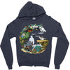 ghibli tribute Zipper Hoodie