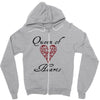 hearts queen of hearts Zipper Hoodie