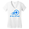 my boys can swim Women's V-Neck T-Shirt