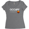 elon musk occupy mars Women's Triblend Scoop T-shirt