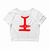 santa claus suit Crop Top