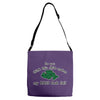 my bass look fat Adjustable Strap Totes