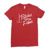 fishing girls! Ladies Fitted T-Shirt