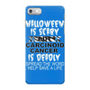 halloween is scary but carcinoid cancer is deadly spread the word help iPhone 7 Case
