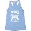 April Girls Are Sunshine Mixed With A Little Hurricane Racerback Tank