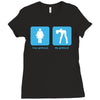 your girlfriend my girlfriend mens funny t shirt Ladies Fitted T-Shirt