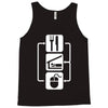 v2 eat sleep computer mouse Tank Top