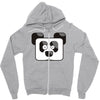 panda pixel Zipper Hoodie