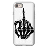 middle finger skeleton bone skull grafitti art iPhone 8