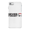 never forget iPhone 7 Shell Case