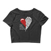 half of my heart is in heaven with my angel Crop Top