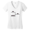 me me and cancer Women's V-Neck T-Shirt