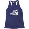not at the table carlos hangover Racerback Tank