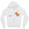 optimistic courtship Zipper Hoodie