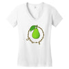 grow a pear Women's V-Neck T-Shirt