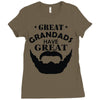 mens grandads bearded Ladies Fitted T-Shirt