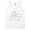 roughin' it roughing trailer camping camp Tank Top