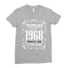 vintage made in 1968 perfectly aged a living legend Ladies Fitted T-Shirt