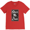 open the door V-Neck Tee