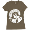 aw snap! Ladies Fitted T-Shirt