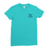 kale'em with kindness pocket Ladies Fitted T-Shirt