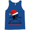 skull christmas Tank Top